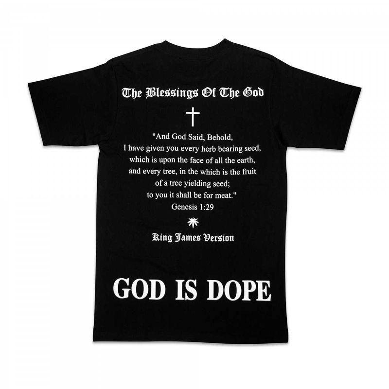 TZ GOD IS DOPE SS BLACK