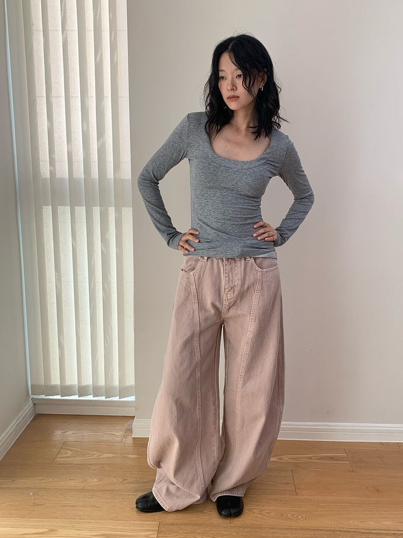 ID Cotton Wide Pants