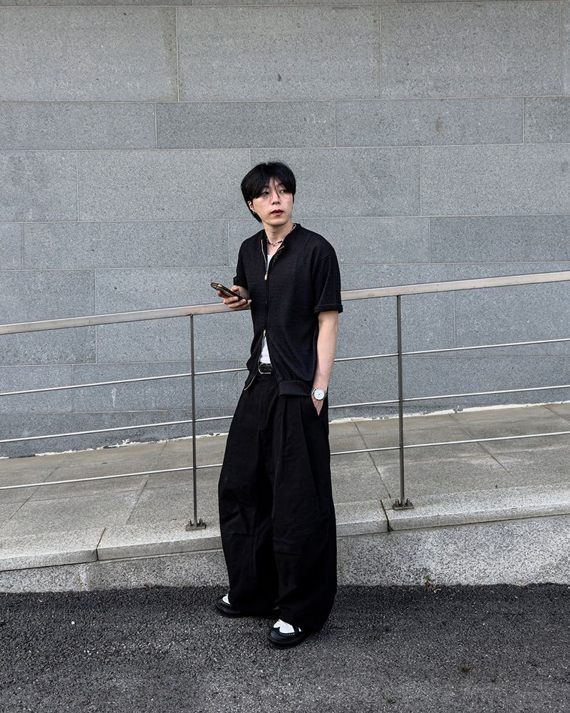 Aven Linen Two-Tuck Wide Pants