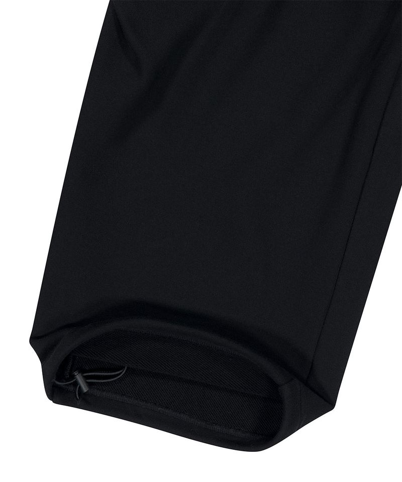 TWO-TUCK WIDE SWEAT PANTS_BLACK