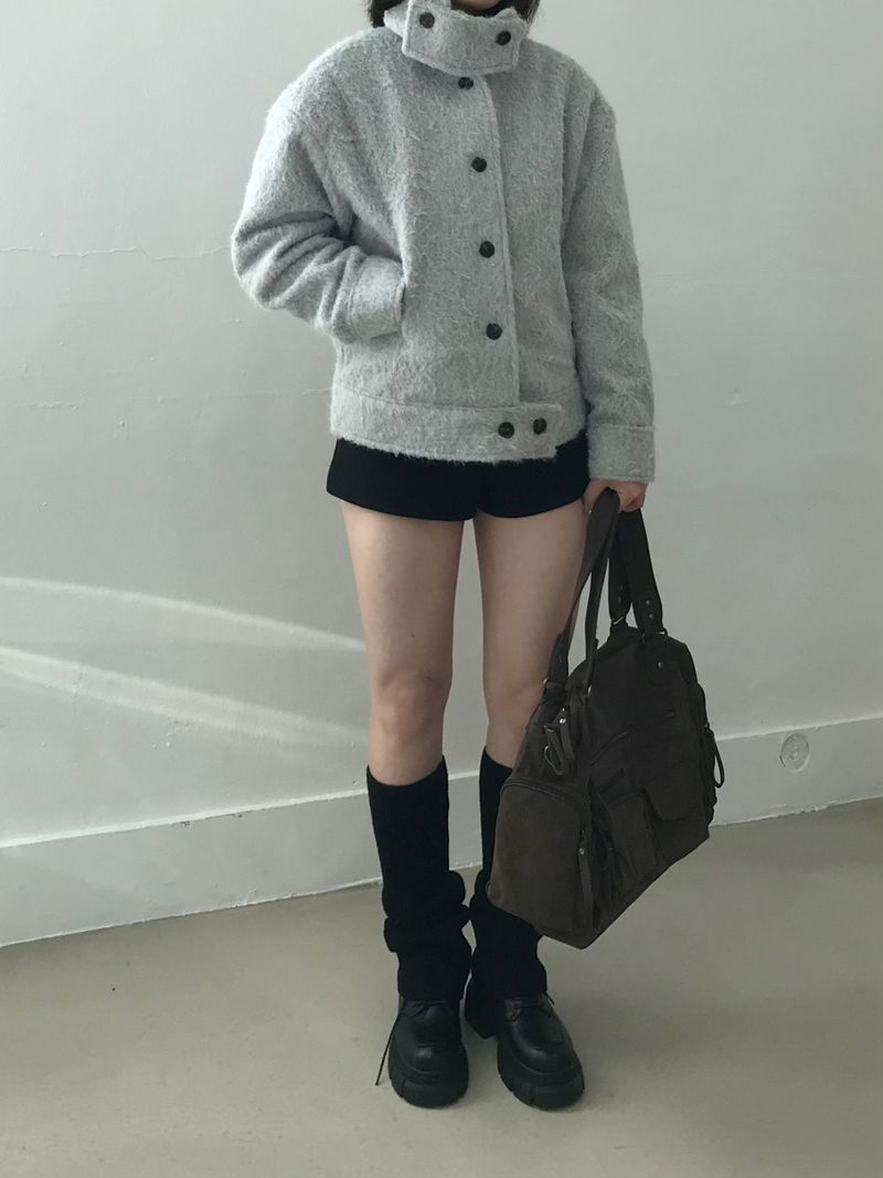 Prim high-neck jacket (2 colors)