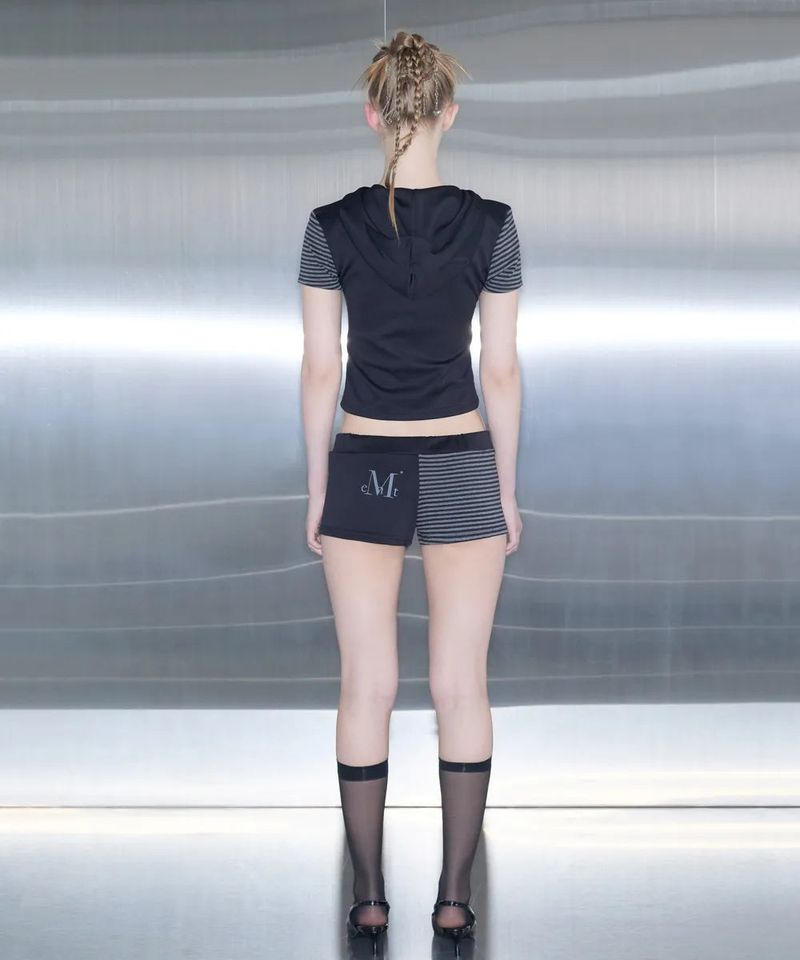 NIBS SET-UP STRIPE SHORT PANTS