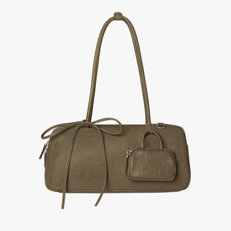 mellotory（メロートリー）の「TWIN BAGUETTE BAG (KHAKI)（Bags）」