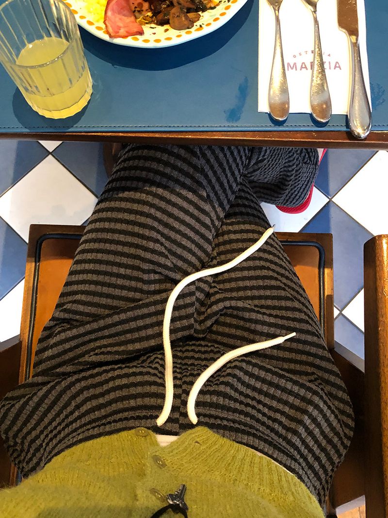 [MADE] Dayner Striped Elastic Waist Pants