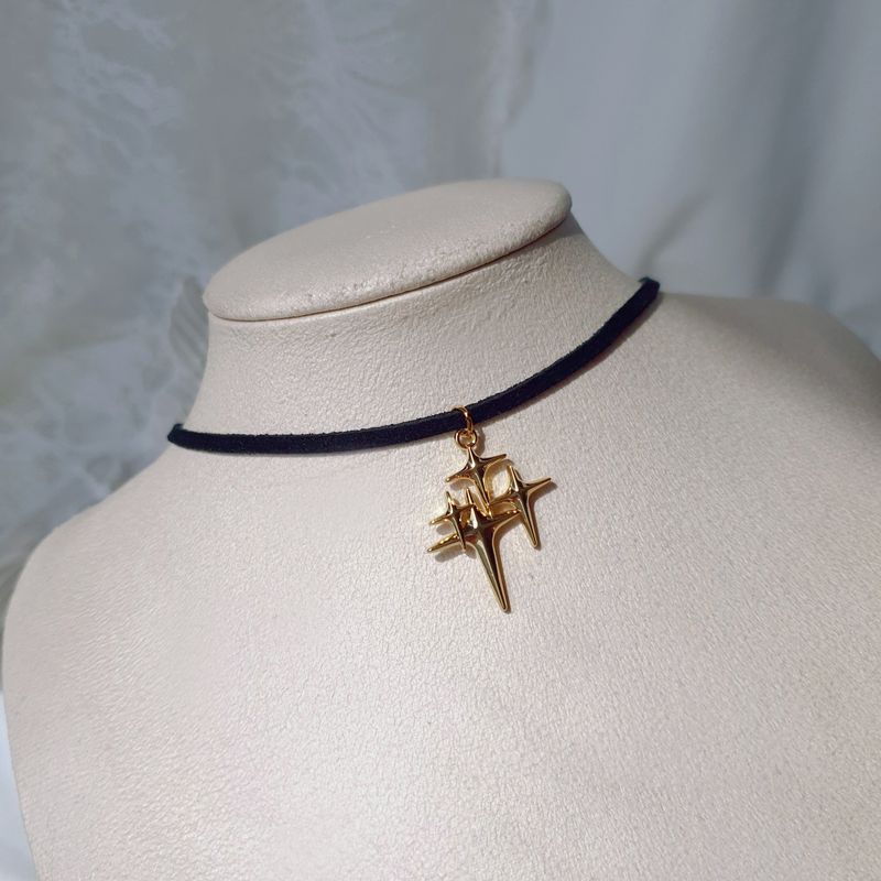 Sparkle Sparkle Choker Necklace - Gold Color