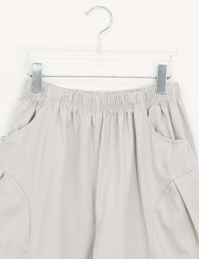 26SS★ [BAONHAUS] Pokity Cut Balloon Wide Pants