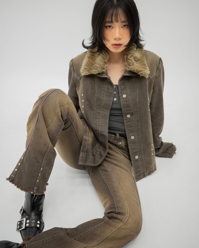 catha（カタ）の「Fur Eclipes Line Up Jacket（Jackets/Outerwear）」