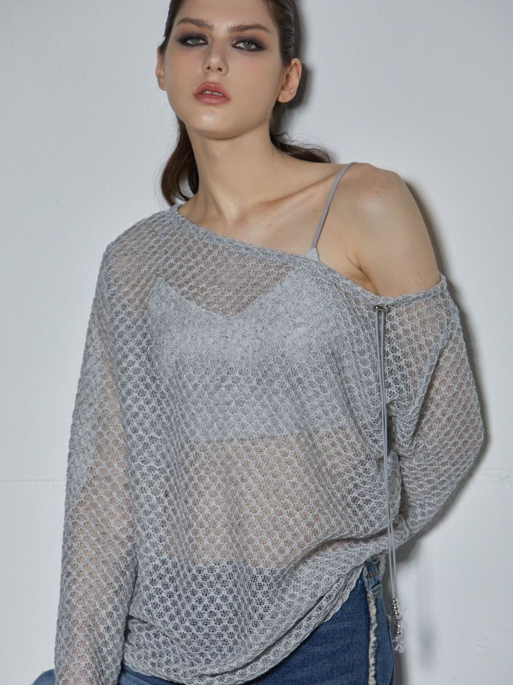ONE-SHOULDER COVER UP