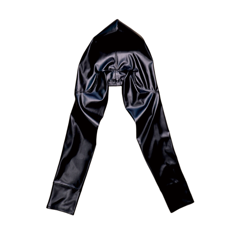 LEATHER HOODIE BOLERO