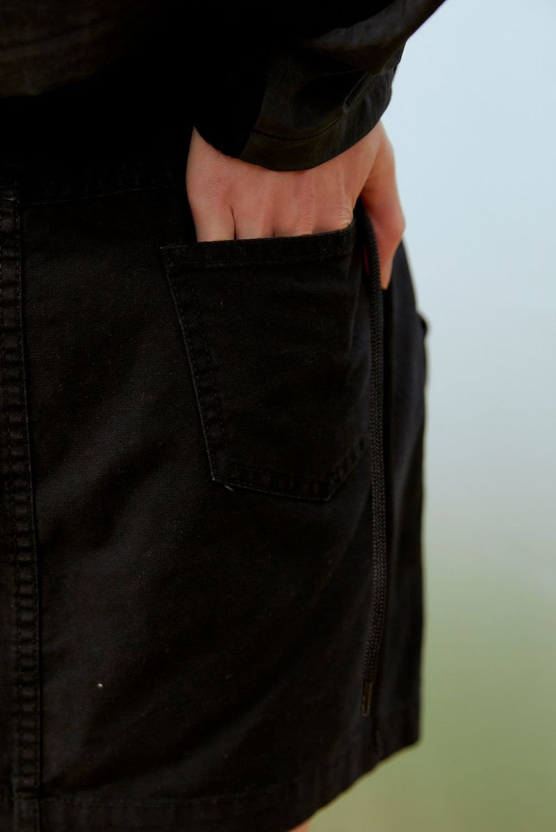 Cargo Mini Skirt (BLACK)