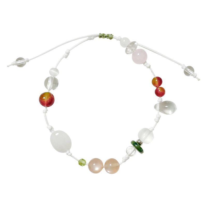 mOzi（モジ）の「Peach gemstone bracelet（Accessories）」