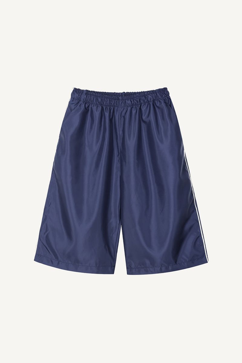 Nylon Track Bermuda Pants
