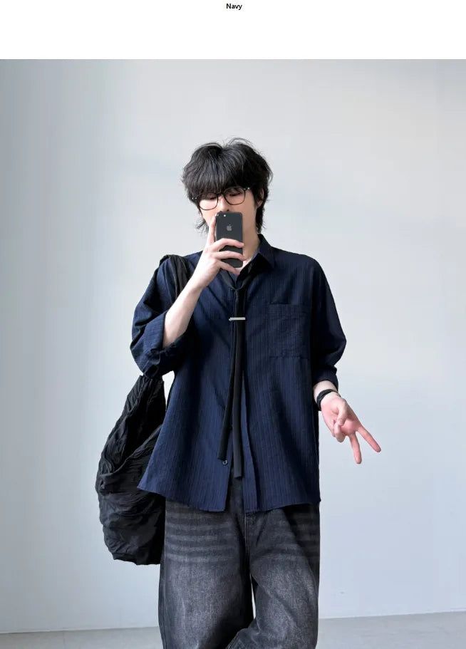 Newlan Stripe Over Shirt