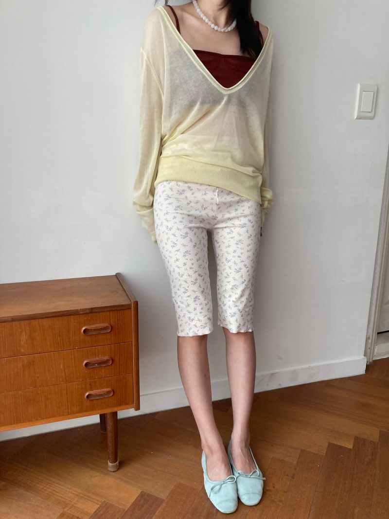 Floret Biker Leggings