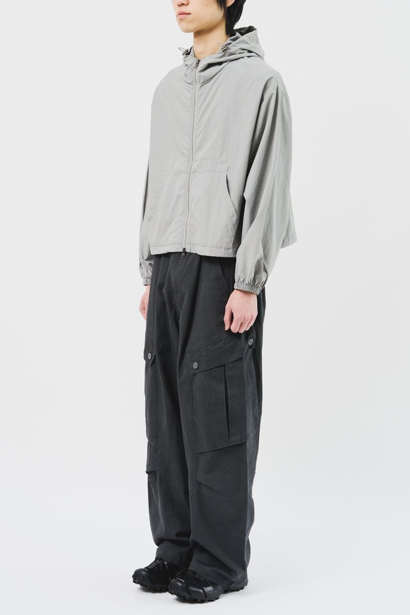 Square Cropped Hooded Jacket (5color)