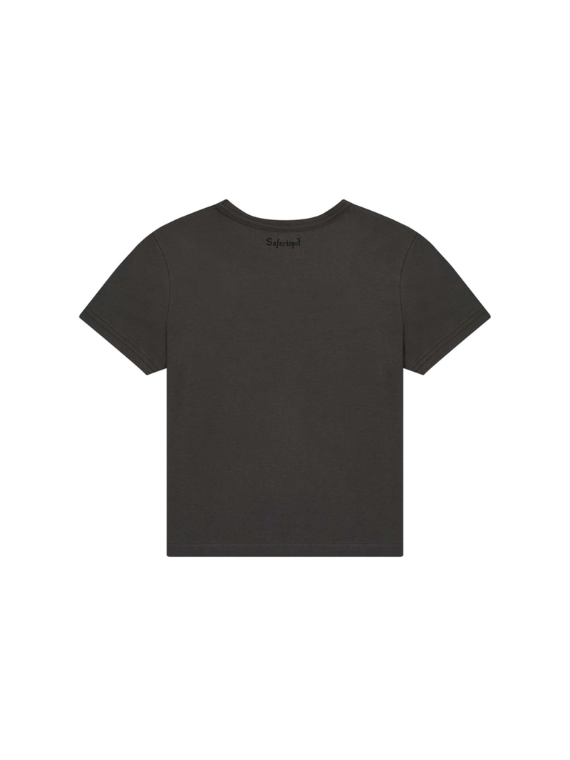 1/2 S CLEF BANDANA TEE (CHARCOAL)
