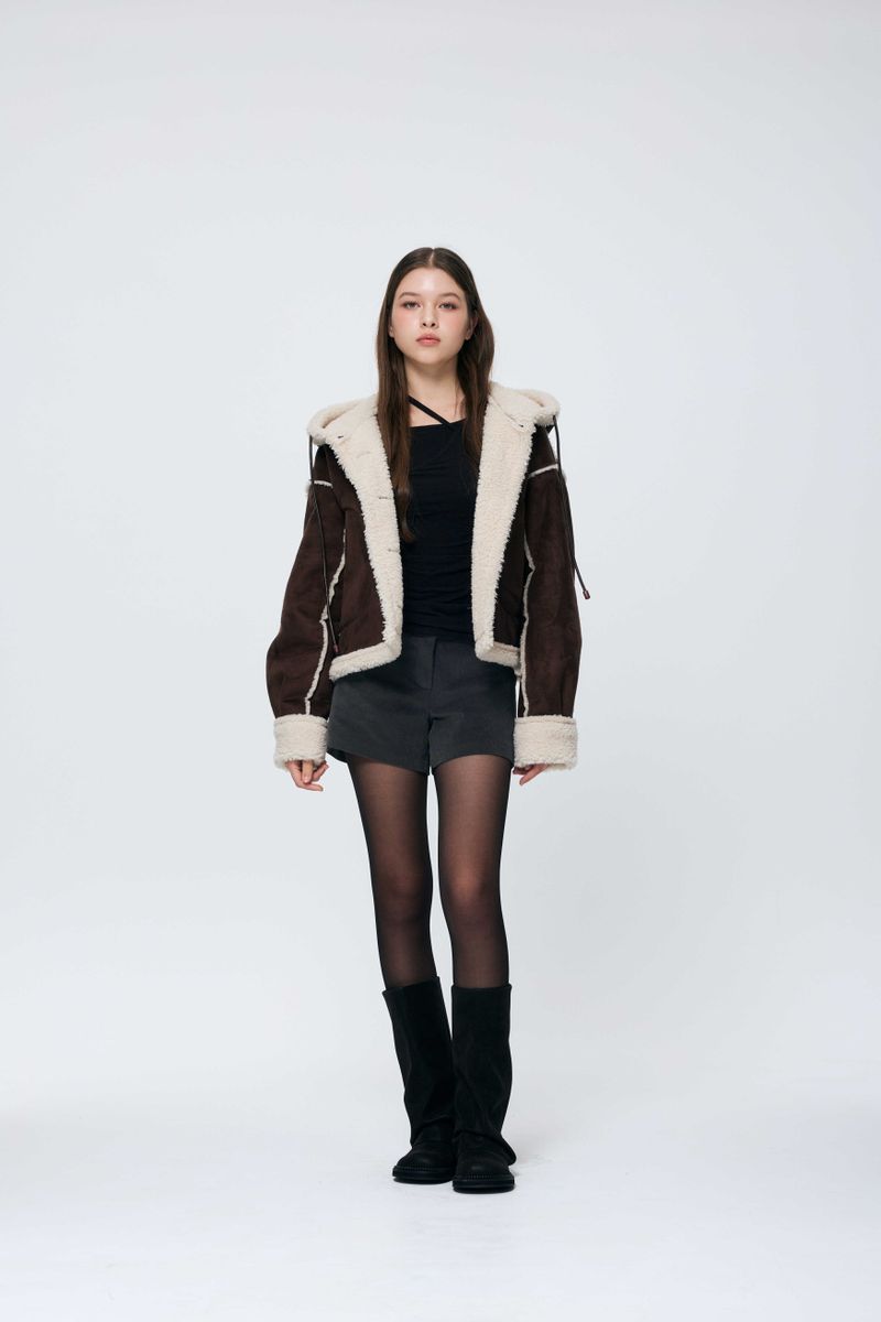 ADORABLE HOOD MUSTANG / BROWN