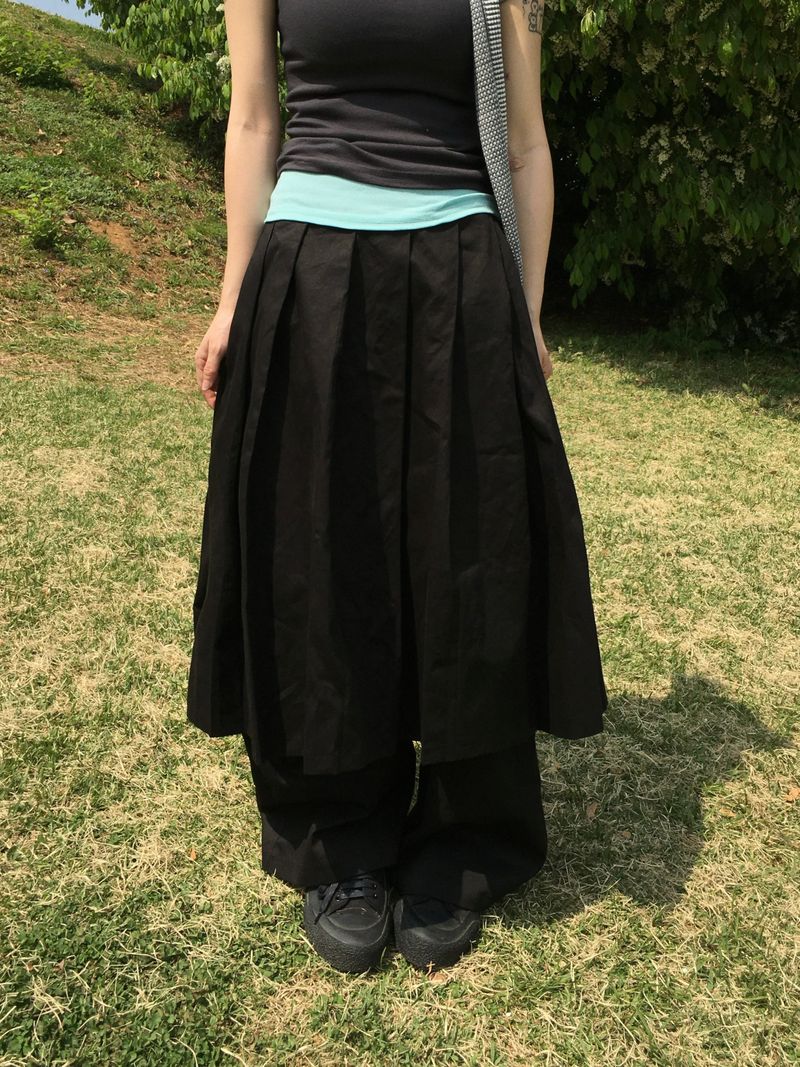 Coco Layered Skirt Pants (2c)