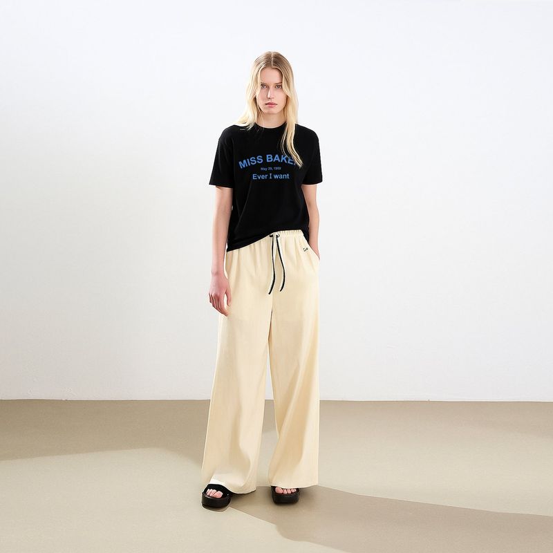 アーチロゴチェーンニードルTシャツ ブラック