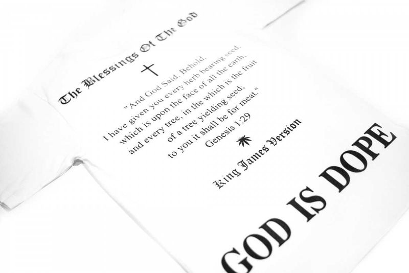 GOD IS DOPE SS TEE - WHITE