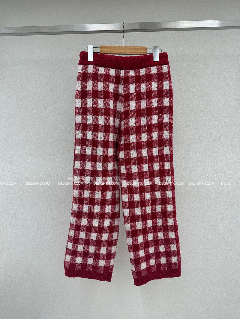 Anvely Checkered Sleep Pajamas Set