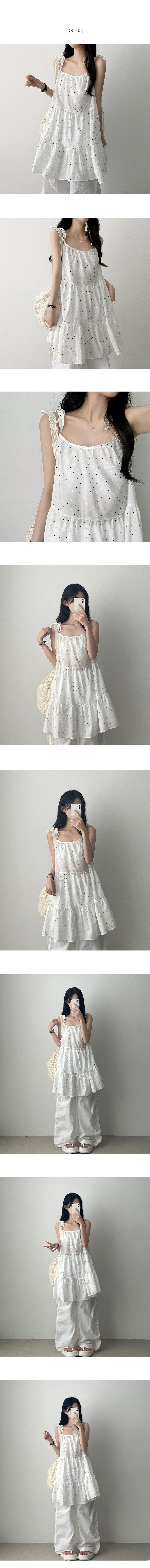 Longs Ribbon String Dot Cancan Dress