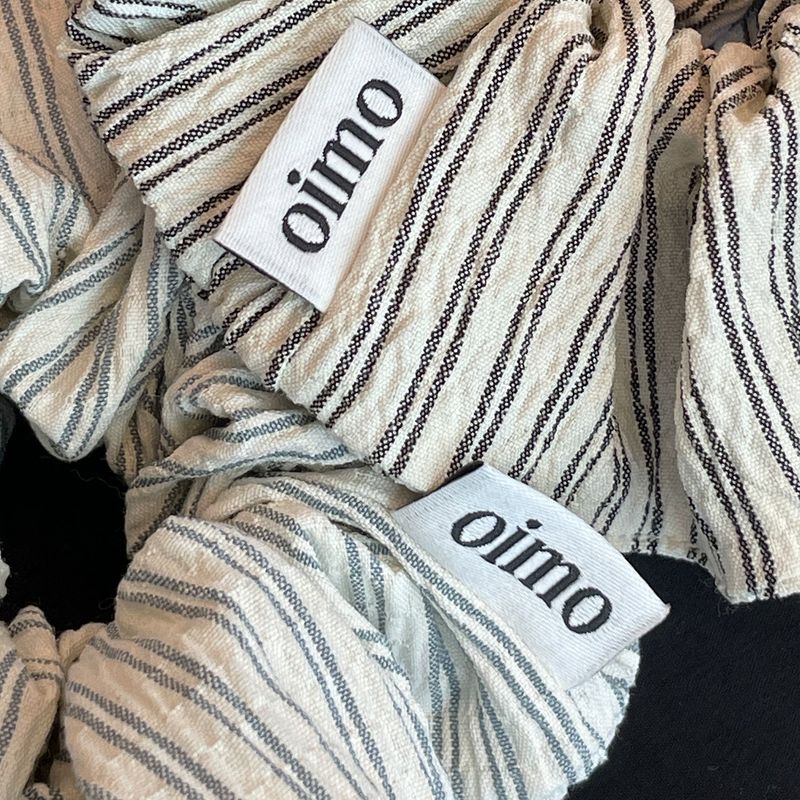 Stripe Scrunch-Black