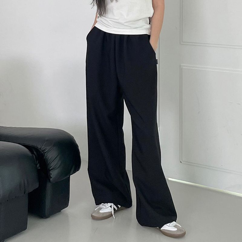 muahmuah（ムアムア）の「ワイドTR バンディングスラックス [BLACK]（パンツ）」