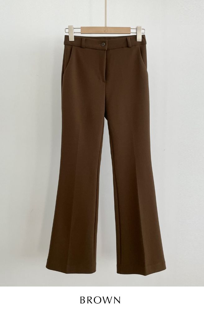 Masen Banding Span Bootcut Slacks