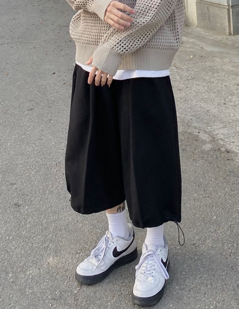 Daily Sweat String Half Pants 3C
