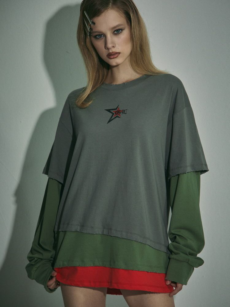 DAMAGE LAYERED T