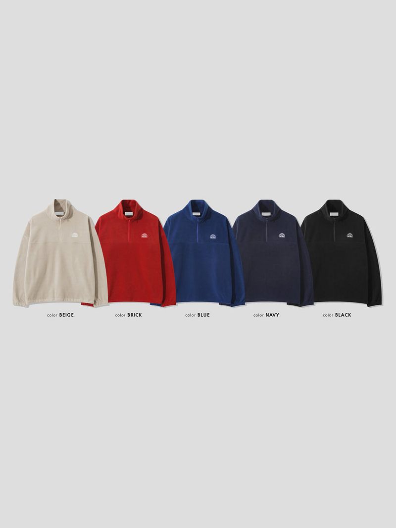 ASCLO（エジュクロ）の「ルアーフリースハーフジップアップTシャツ (5color)（トップス）」