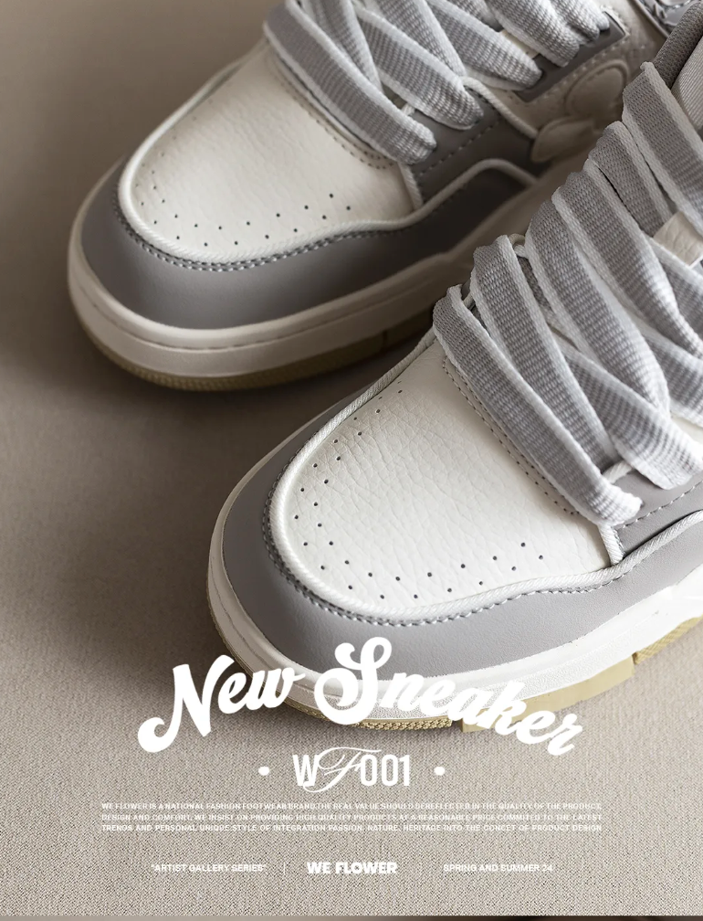 WE FLOWER(ウィフラワー)の「We Flower for all four seasons Multi-colored young students lightweight retro Trendy shoes(Shoes)」