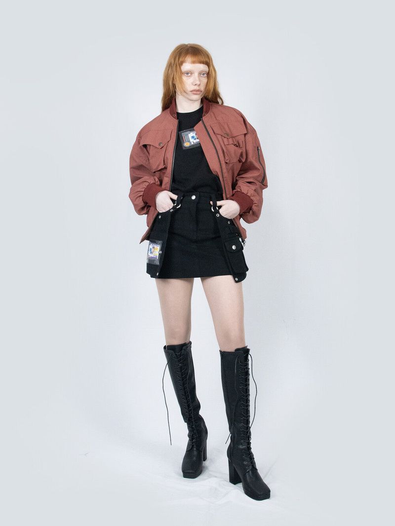 Ripstop Bomber Jacket (Red)