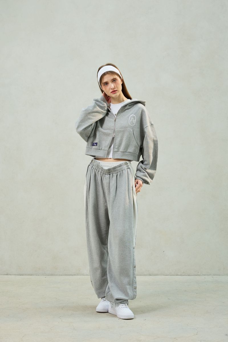 PITA SNAP OFF SWEAT PANTS / MELANGE