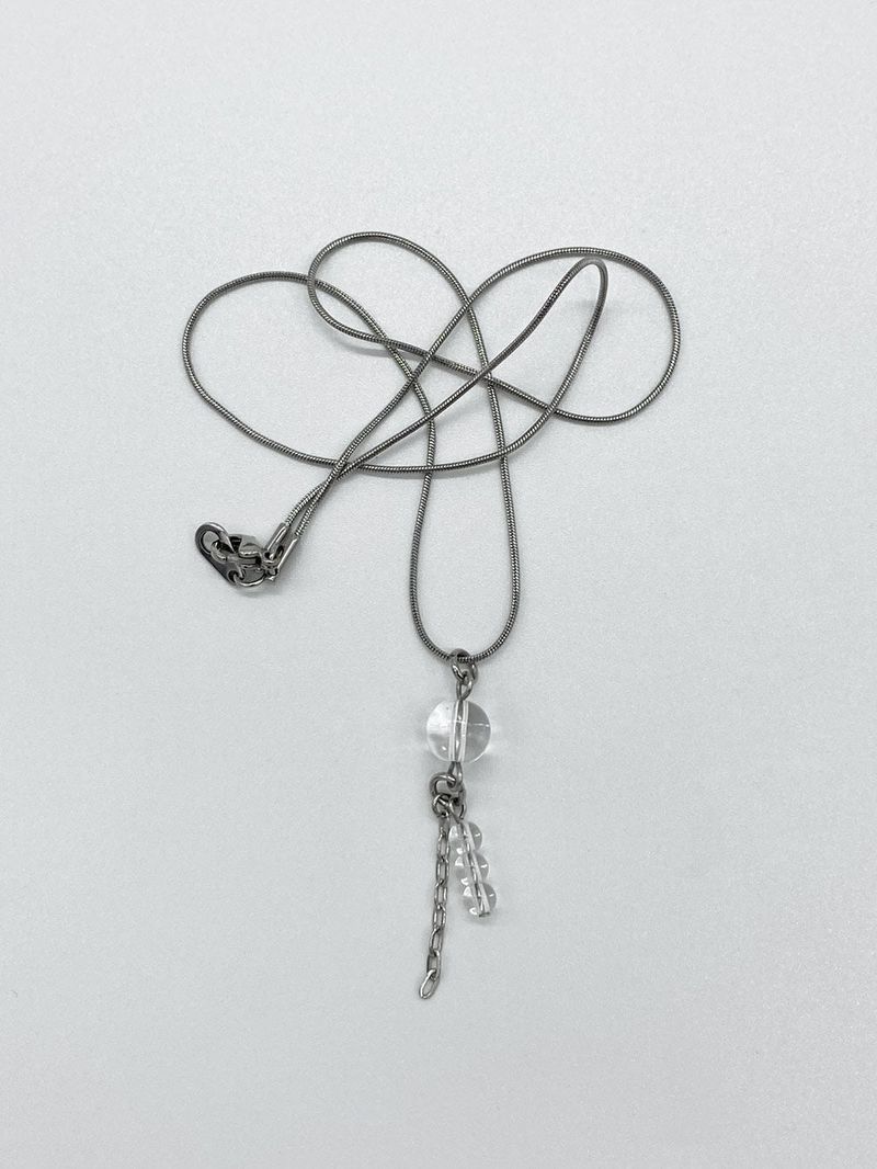 Clear dew necklace