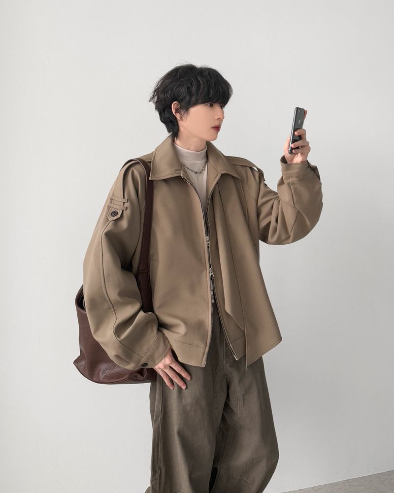 YOURNUS（ユアナス）の「Medic Scarf Crop Jacket（Jackets/Outerwear）」