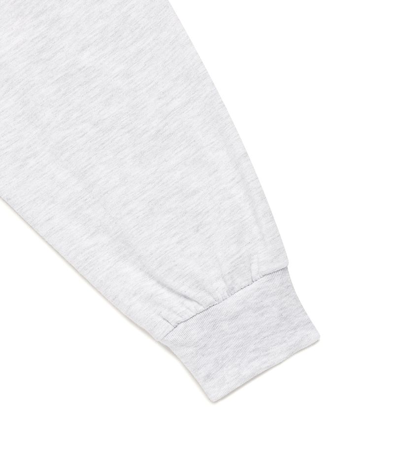 GUITAR APPLIQUE LS TEE LIGHT GREY(CV2FFUT553A)