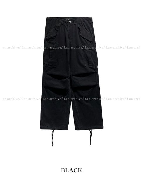 Utility Washing Wide Cargo Pants