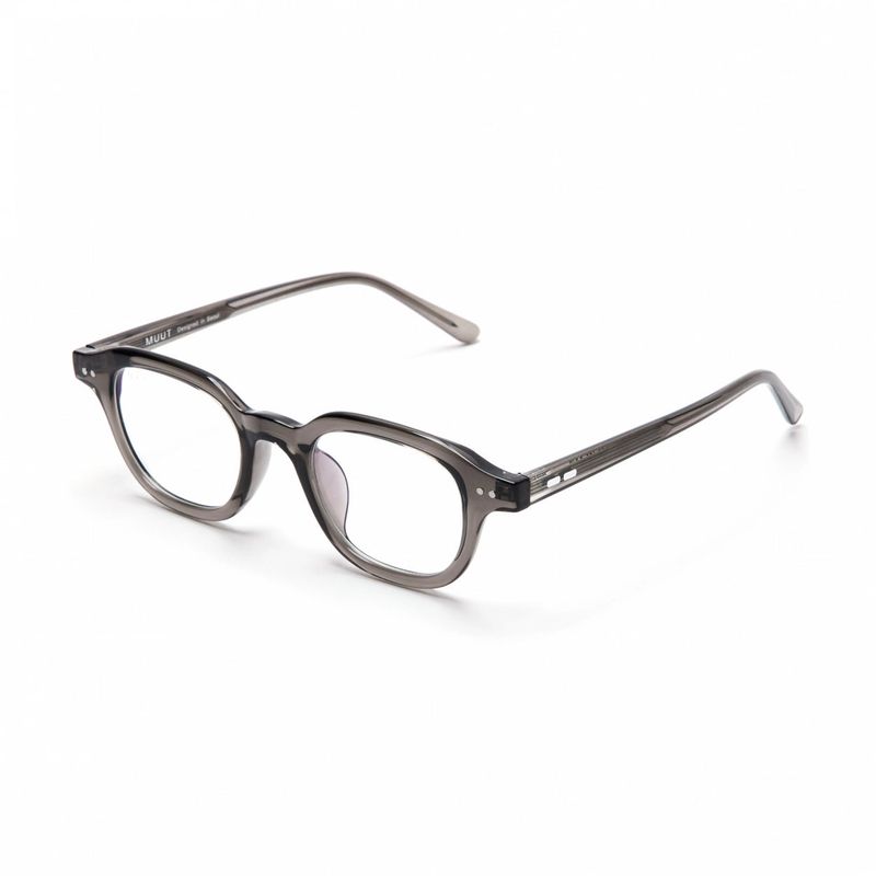 Horn-Trimmed Transparent Glasses Y.LAB 05 C02