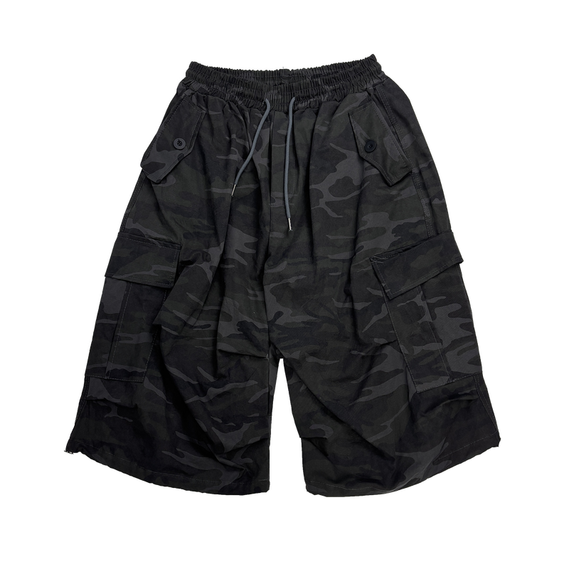 camo cargo cotton shorts