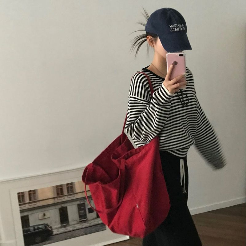 [BELLIDE MADE] Time, Oxford Big Shoulder Bag