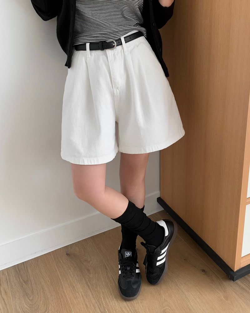 [MADE] Tweet, Pintack Cotton 5 Minute Shorts