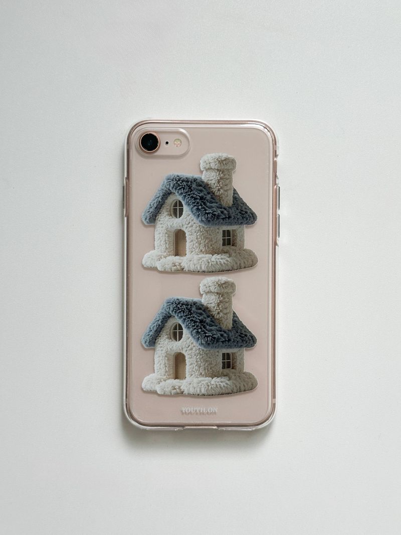 blue house case (Jelly hard)