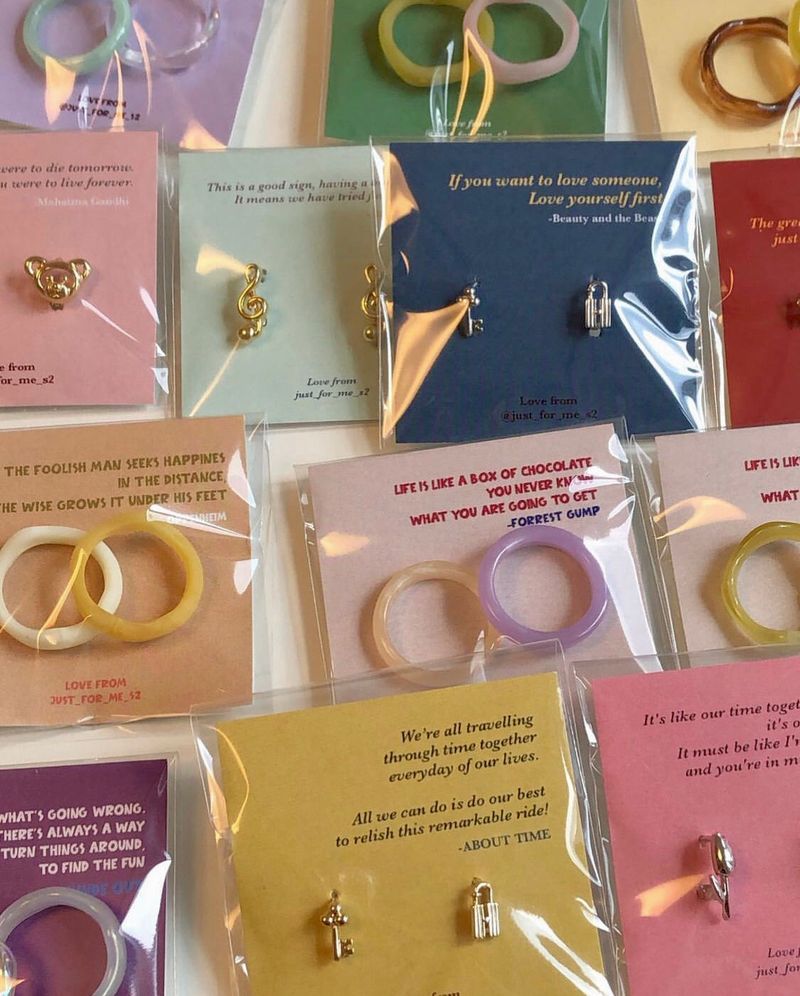 One-touch Key-Lock Earrings (2 colors)