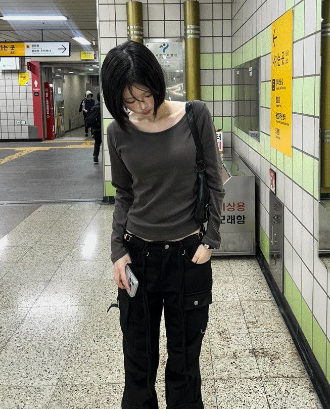 [1+1] Basic Long Sleeve T-Shirt