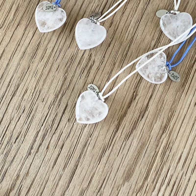 milk jam heart necklace (2 option)