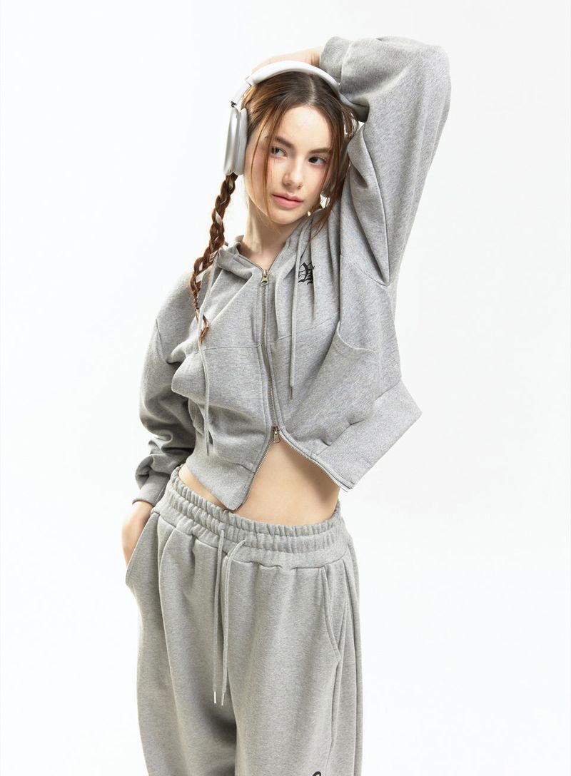 WHO I AM Hood zip-up