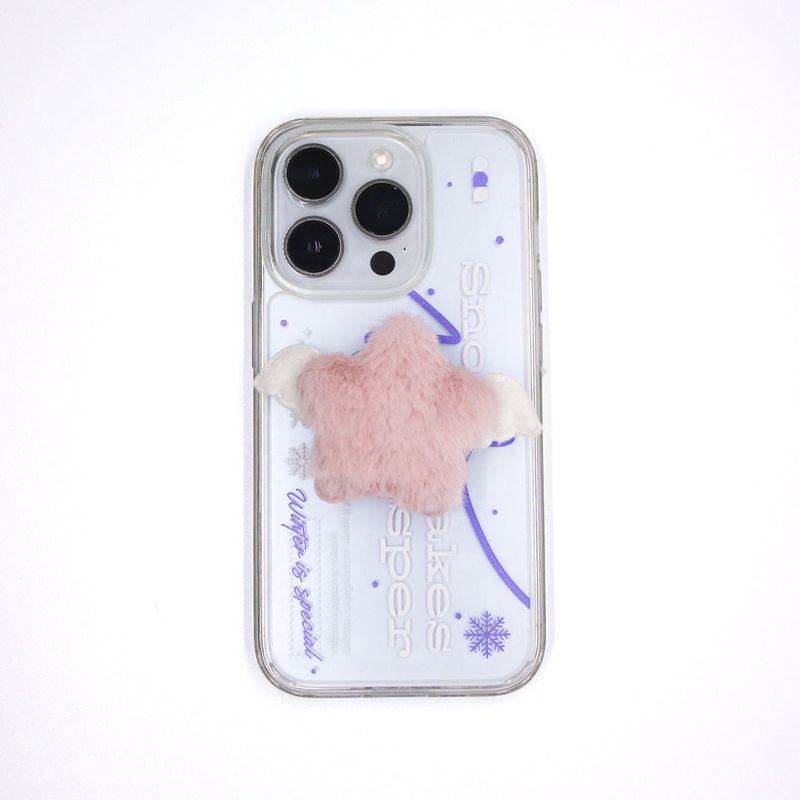 【MADE】(2type) Snow Violet Jelly hard Phone case