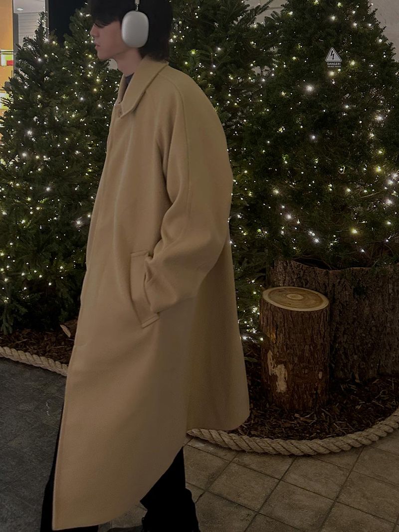 ASCLO Benia Raglan Long Coat (3color)